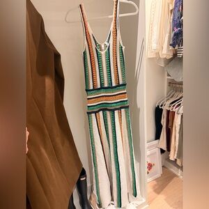 Striped Multicolor Knit Dress